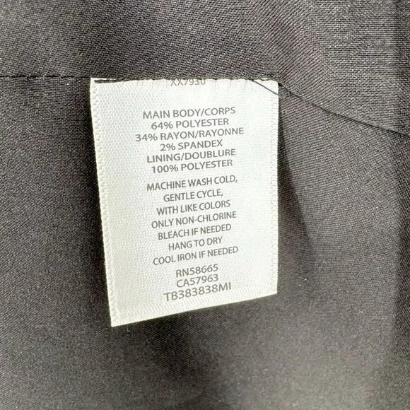 Treasure & Bond Black‎ and White Plaid Blazer Size Medium - Picture 7 of 9